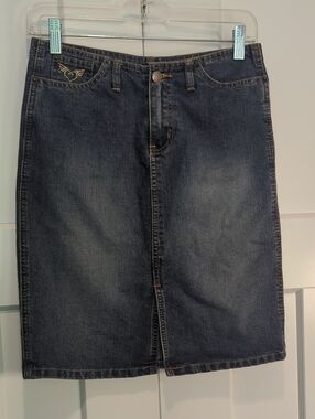 Vintage 1990s/2000 Angels Denim Skirt Size 3